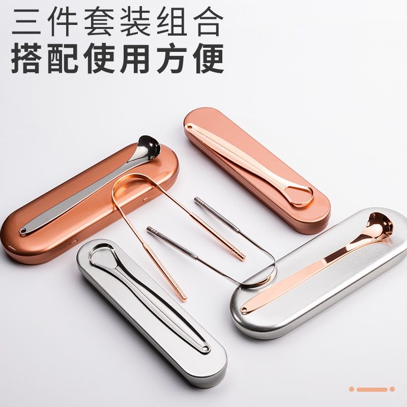 Manufacturer Stainless Steel Tongue Scraper Tongue Coating Cleaning Tool Oral Tongue Scraper Tongue Coating Cleaner Tongue Scraper Tool Wholesale