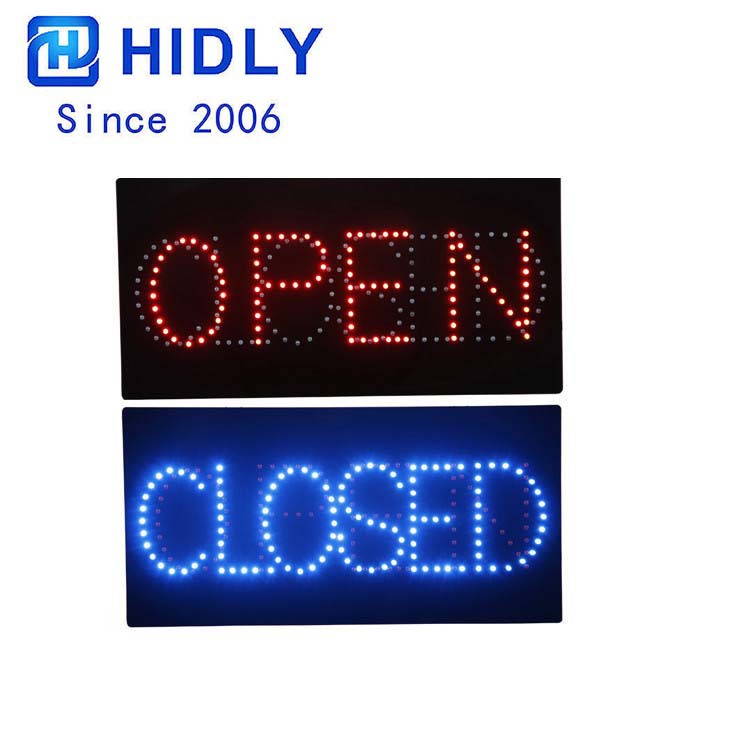 Производитель вывески OPEN CLOSED световой короб с LED подсветкой