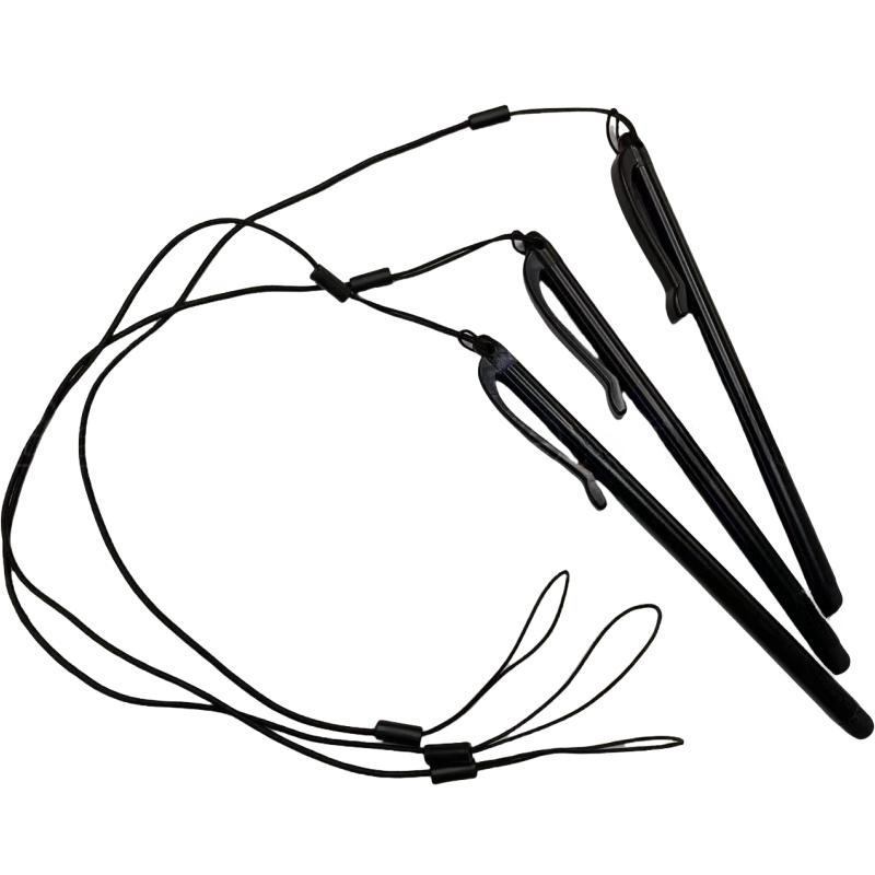 Mobile phone tablet learning machine collector POS universal touch screen pen capacitive pen painting pen point touch pen hanging elastic rope