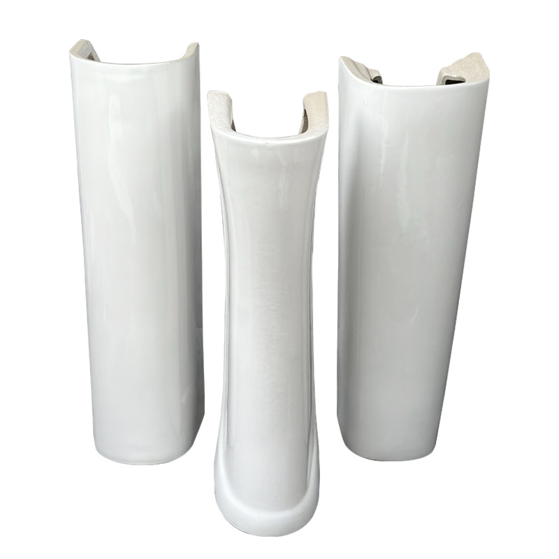 Ceramic Column Pillar Column Basin Washbasin Pillar Bathroom Washbasin Small Apartment Bathroom Ceramic Column