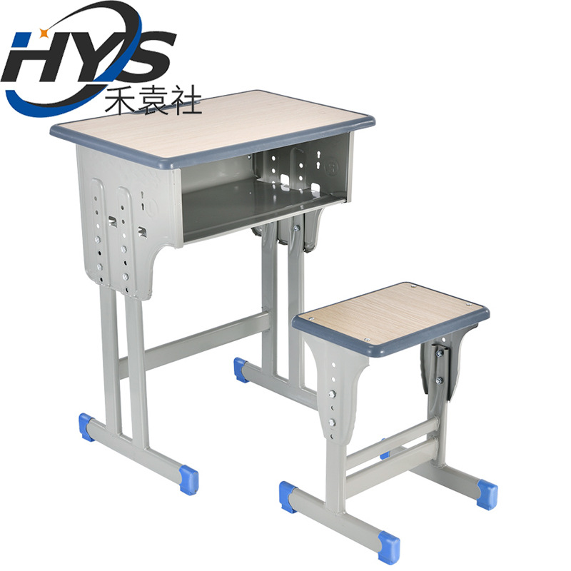 Desks and chairs factory direct supply School single double student counseling institutions can lift learning table training class Wholesale