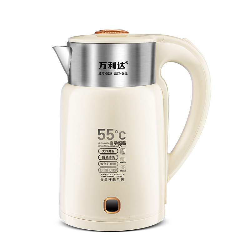 [in stock Quick Fa] Wanlida Electric Kettle Intelligent Thermal Insulation Kettle Household Business Wholesale a generation of hair