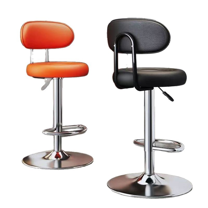 Bar Stool with High Legs, Light Luxury and High-End Feel, Adjustable Stool for Bar Counter, Cashier Counter, High Chair for Home Use, Bar Stool