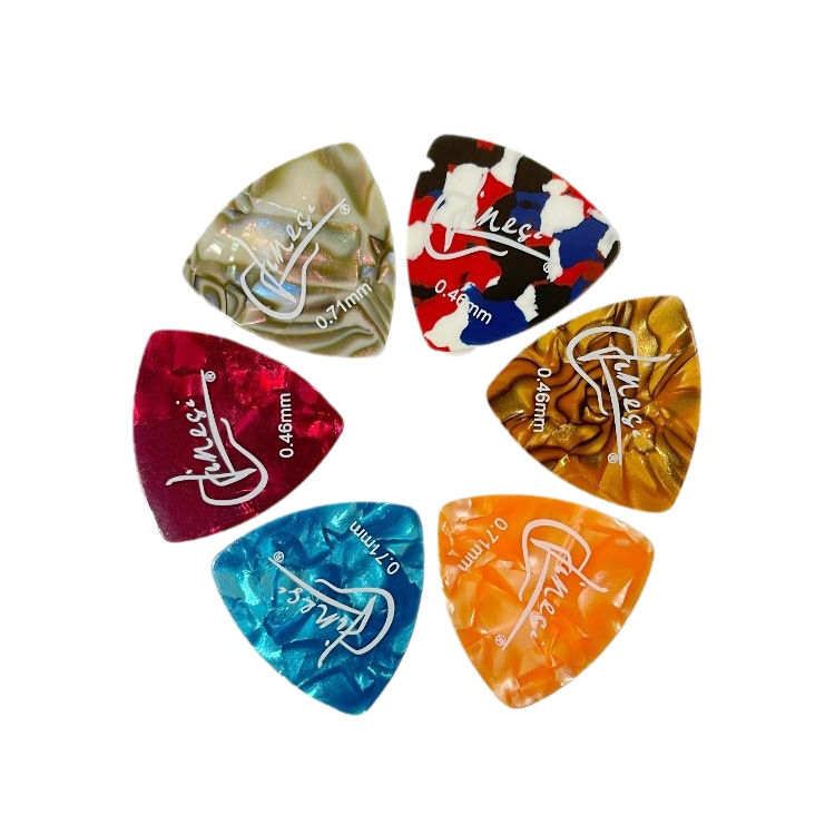 Source Manufacturer Celluloid Guitar Pick Perforated Design Suitable for Ukulele Shrapnel