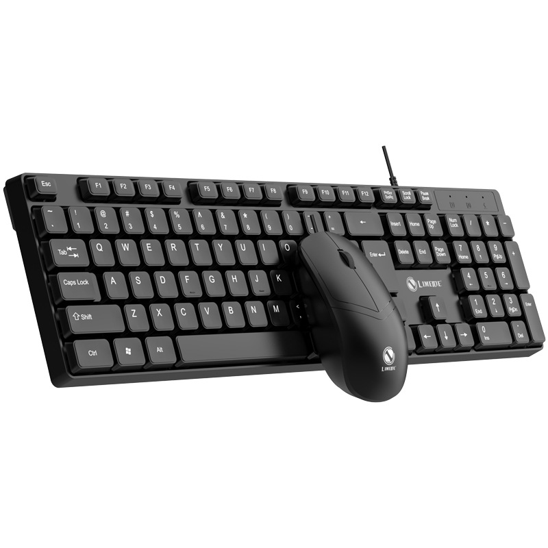 Li magnesium T15 wired business office keyboard and mouse set installed distribution all-in-one keyboard and mouse set batch