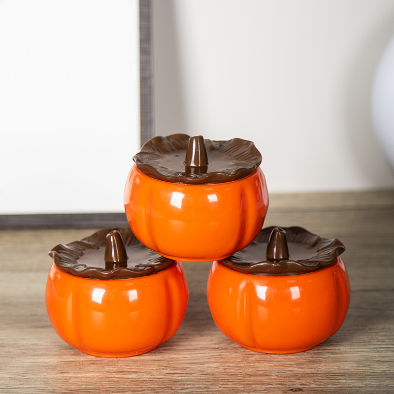 Factory Wholesale Plastic Flower Pot Imitation Persimmon Vase Persimmon Ruyi Pot Imitation Ceramic Festive Dress Decoration Ornaments