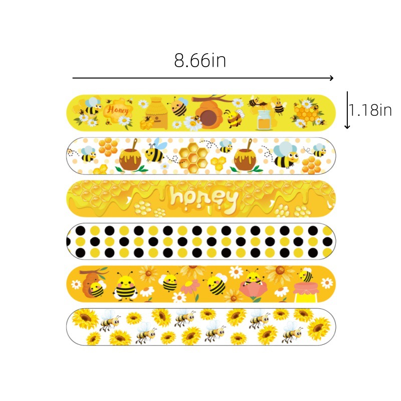 2024 cross-border bee clap circle honey clap belt insect clap circle clap belt party supplies