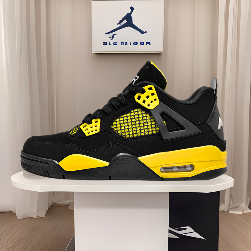 Оригинальные высокие кроссовки Putian Aj4 Collaboration белые Sail, спортивные кроссовки для мужчин и женщин