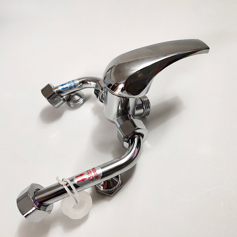 Electric Water Heater Mixing Valve U-Shaped Mixing Faucet Hot and Cold Mixing Valve Electroplated Hanging Shower Switch New Model