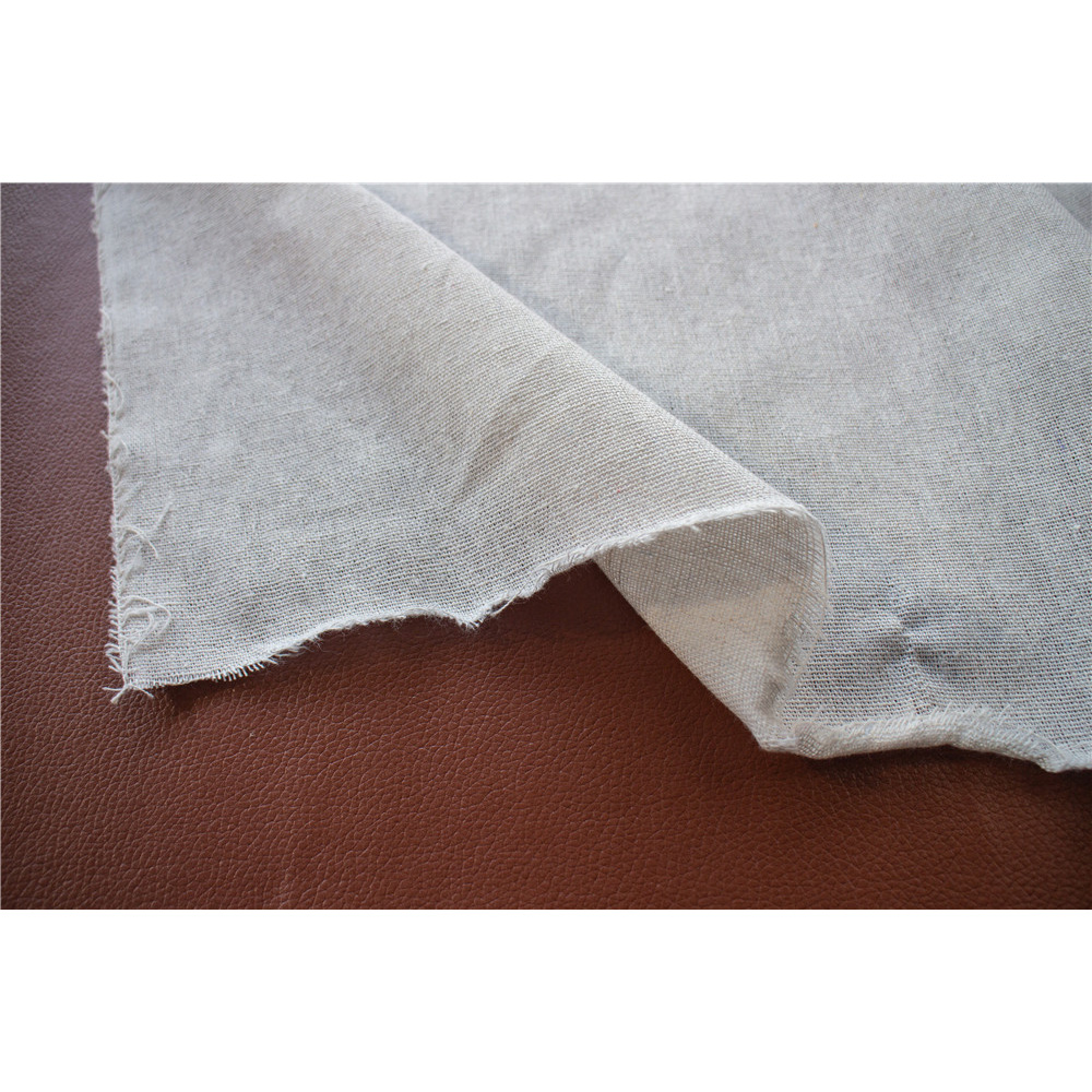 Widened Polyester-Cotton Imitation Linen Fabric, Plain White Gray Plain White Coarse Cloth, Imitation Linen Handmade DIY Fabric