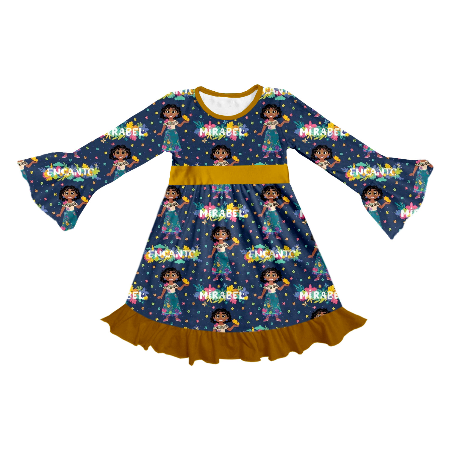 Boutique Foreign Trade Children's Clothing Printed Children's Cute Creative Customized Autumn Nightgown