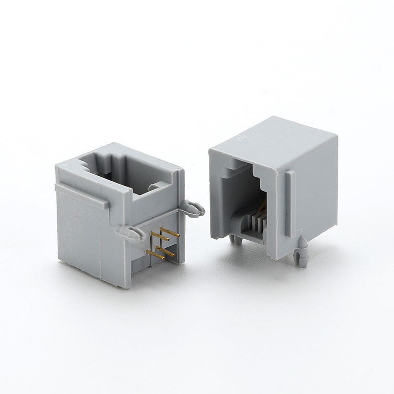 55-01 55A Rj45 4P4C Socket Network Connector Pcb Socket