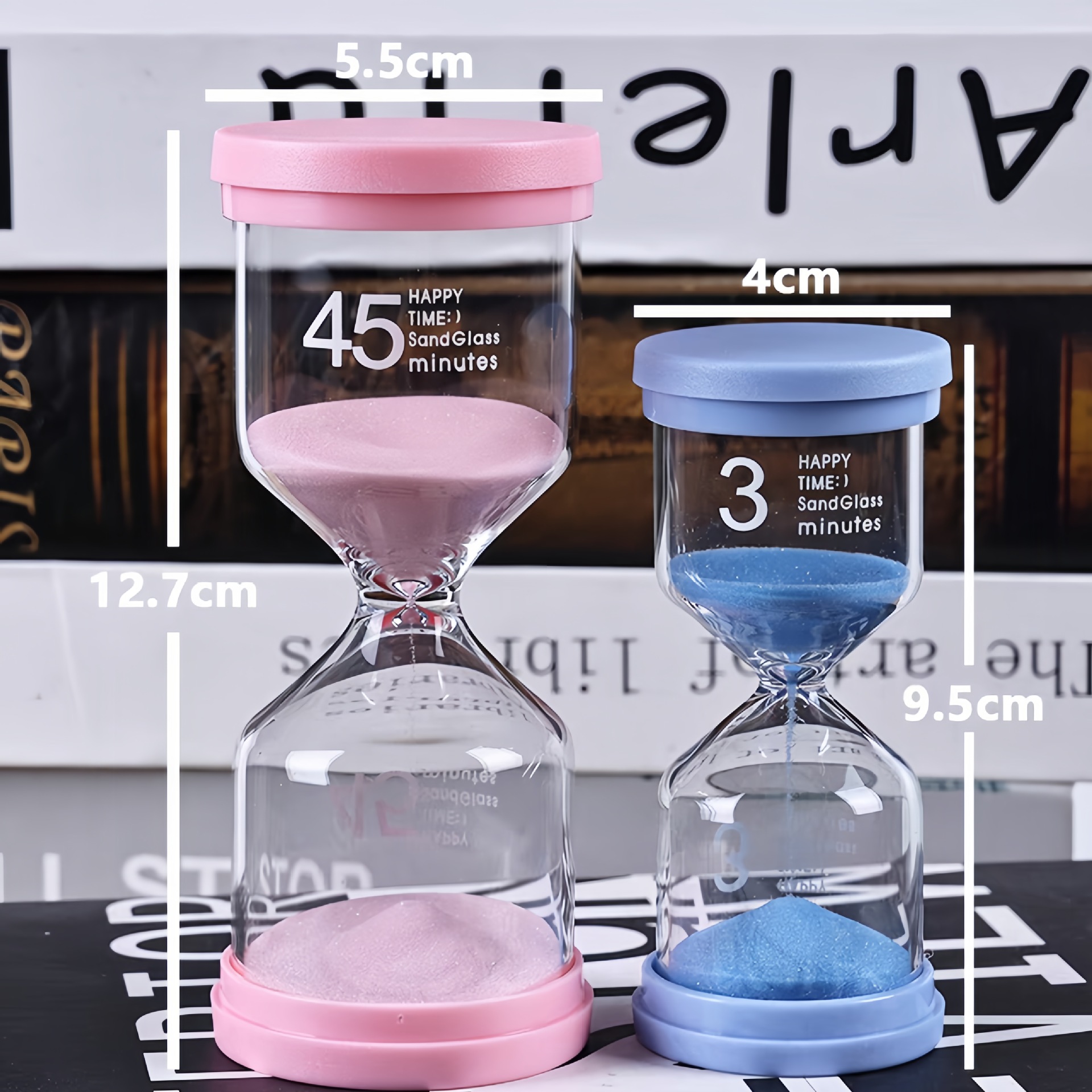 Macaron Creative Hourglass Timer Children Student Learning Time Management 5/10/30 Minutes quicksand bottle