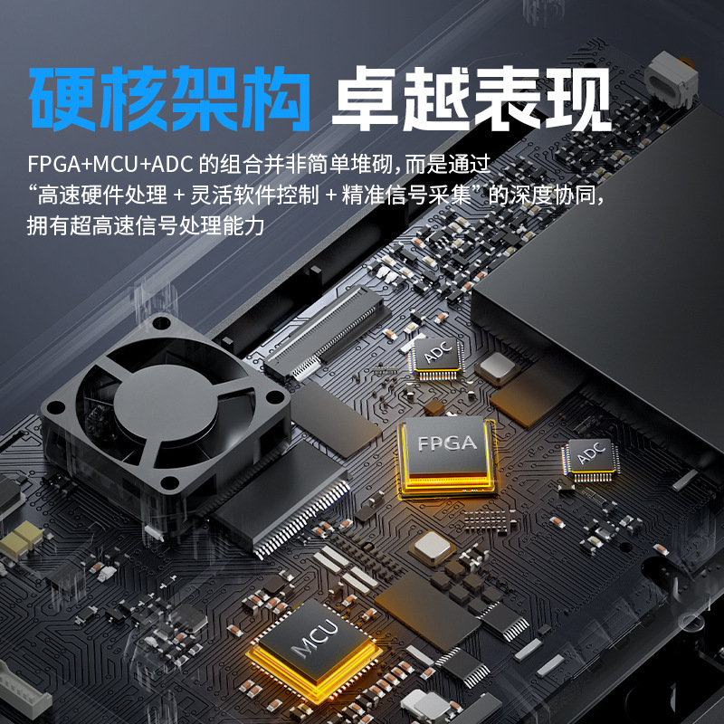 Fnirsi 2D15P Digital Oscilloscope Four-And-A-Half Multimeter Three-In-One Signal Generator