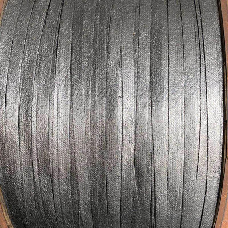 Graphite-based flexible grounding flat strip grounding body lightning protection material graphite grounding wire flexible graphite grounding wire flat strip