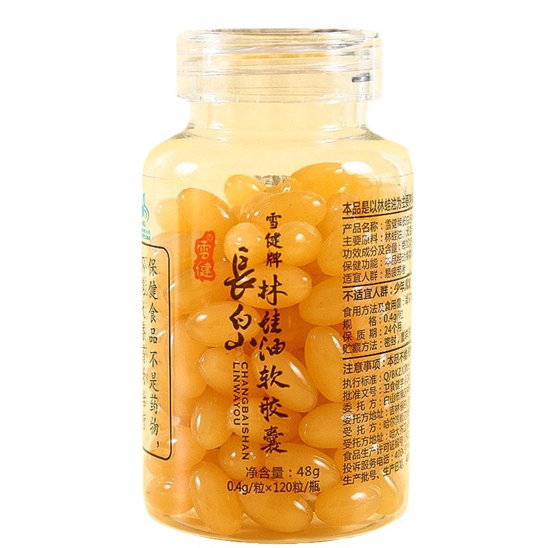 Jilin Changbai Mountain Frog Oil Capsules, Toad Oil, 120 Capsules, Ready-To-Eat, Manufacturer Bulk Wholesale, Snow Frog Oil Food
