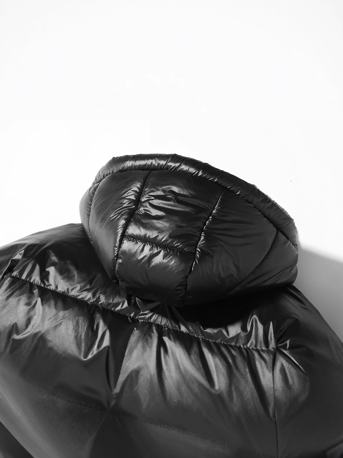 2023 Hot New Black Gold Oversized Fashion Warm Thickened Jacket Men's Hooded 150kg