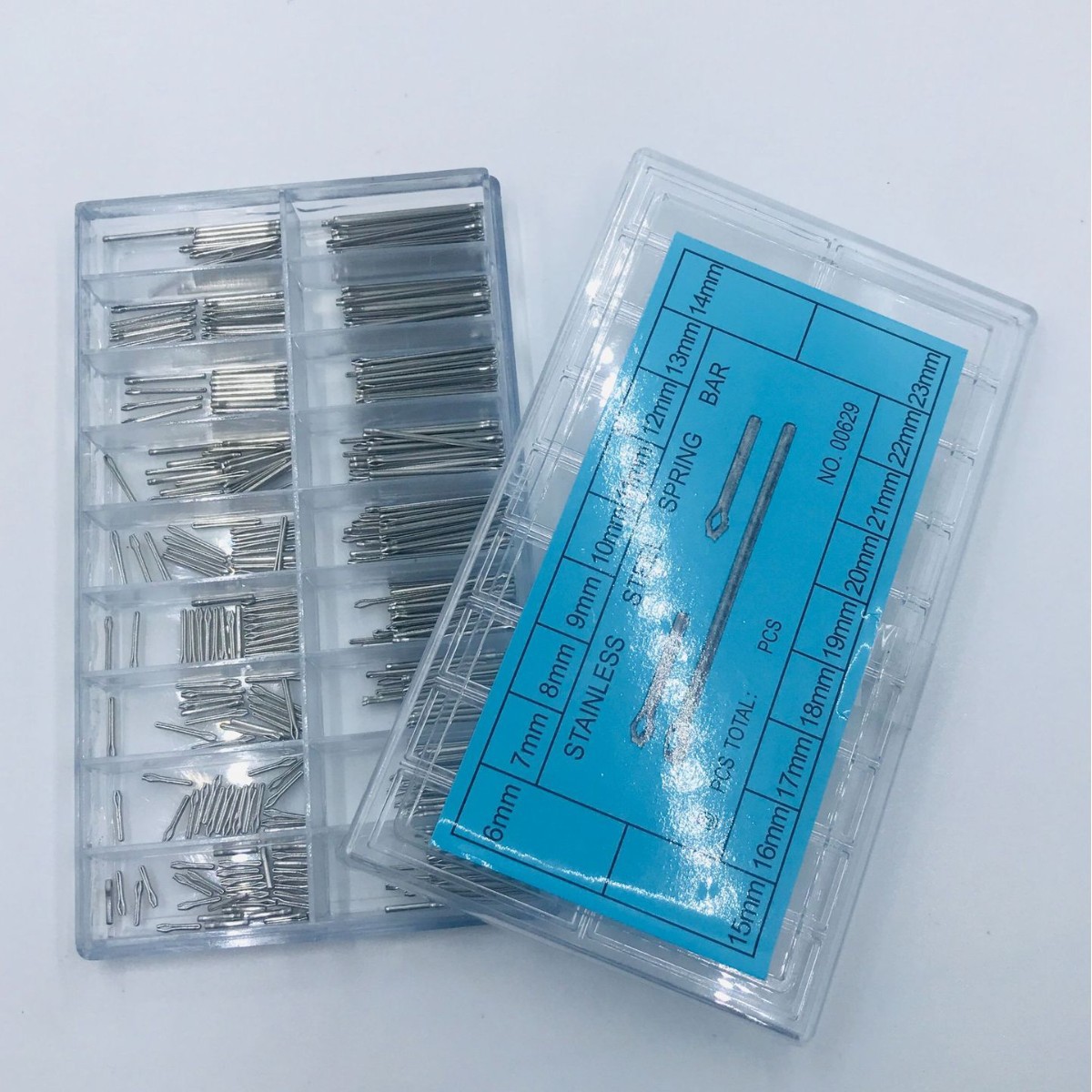 Strap accessories boxed hairpin 6-23mm split pin strap fixed shaft U-pin watch shaft