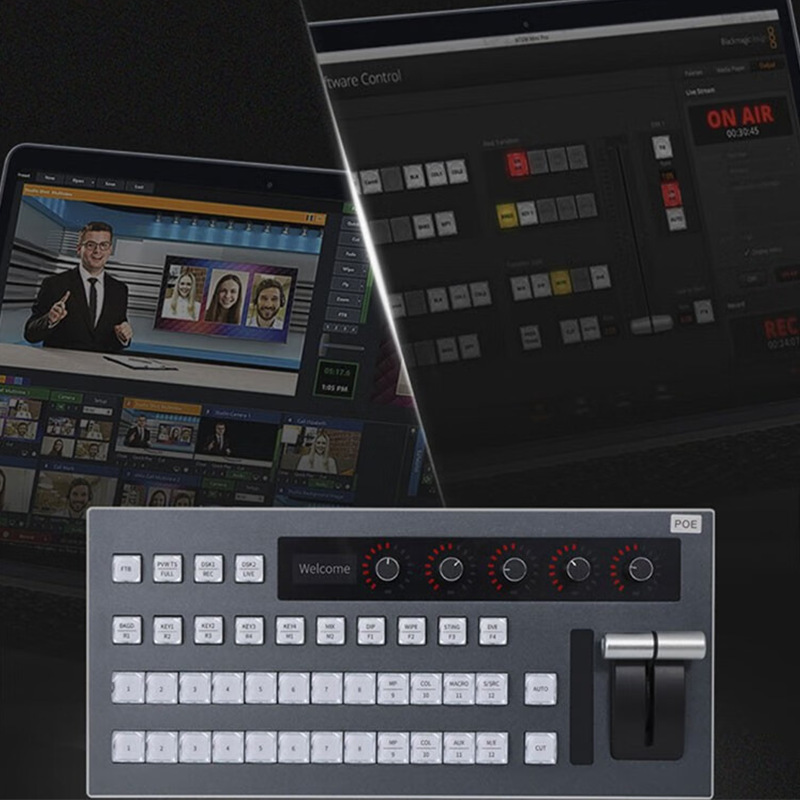 Bmd Atem Switcher 1Me Director's Desk Control Panel Keyboard Vmix Switcher Control Panel Keyboard