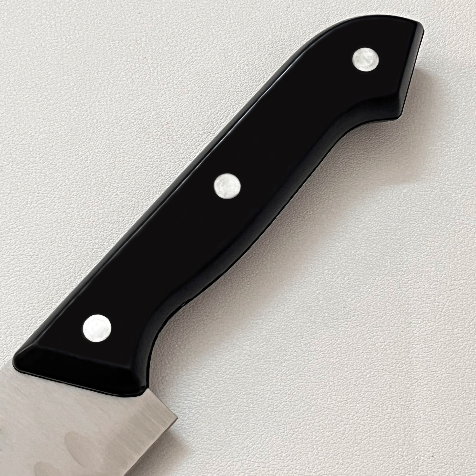 Yangjiang Yuanhua Factory New Stainless Steel Japanese Chef Vegetable Cutting Knife Black Plastic Handle Export Export