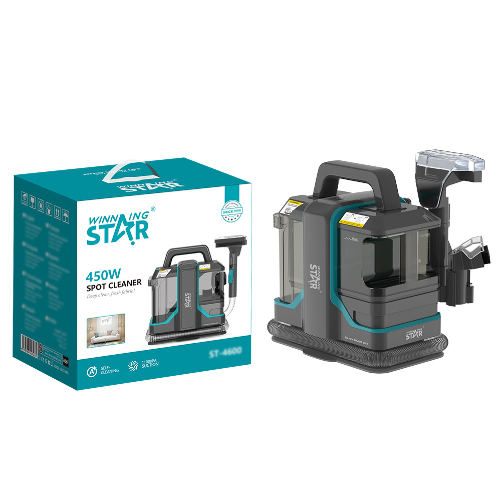 Winningstar Кросс-бордерная компания, специализирующаяся на чистке ковров, интегрированная маленькая многофункциональная машина для чистки тканей с распылением и всасыванием