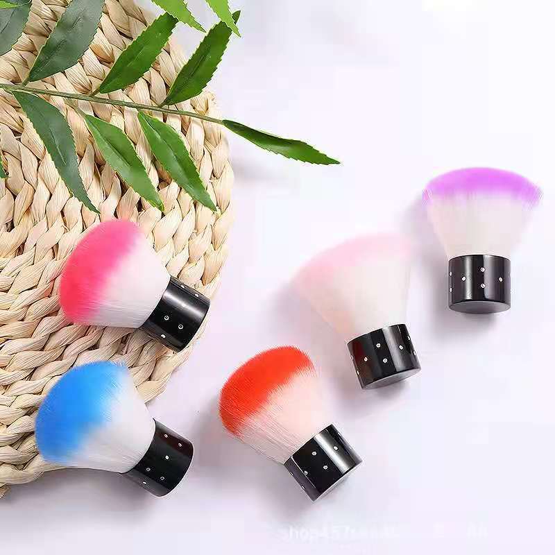 Small wholesale new nail tools nail brush dust cleaning brush powder brush blush brush mushroom brush nail brush