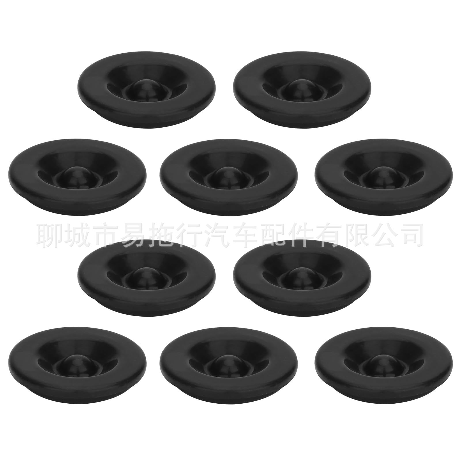 Trailer Hub Cap Rubber Plug Wheel Hub Dust Cover Plug Black T-Type Waterproof and Dustproof Rubber Plug
