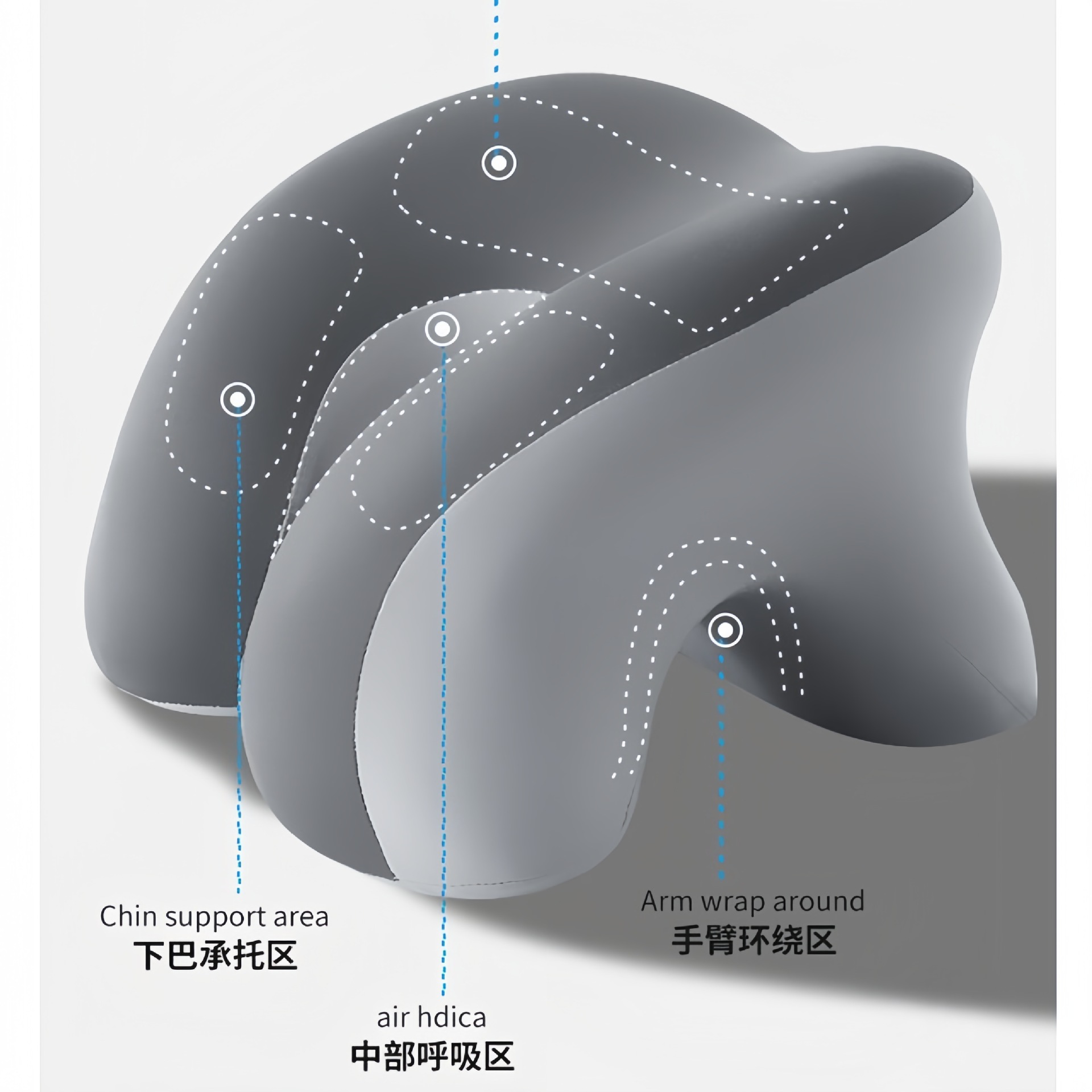 Wholesale Nap Pillow, Lying down Pillow, Adult Student Pillow, Office Classroom Sleeping Pillow, Lunch Break Pillow Artifact