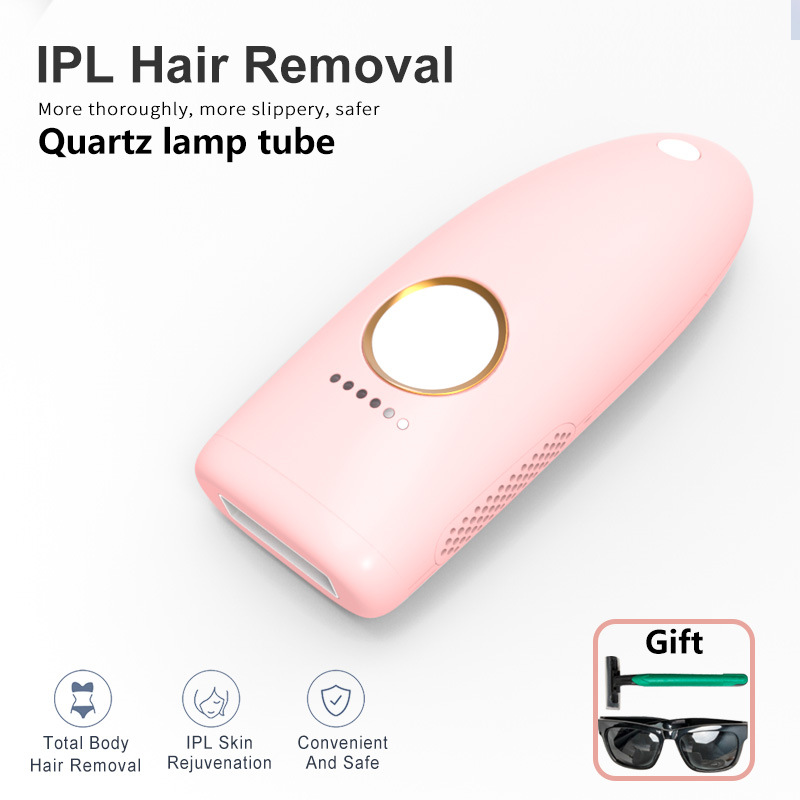 Портативное устройство для удаления волос с помощью импульсного лазера IPL, кварцевая трубка, для домашнего использования, безболезненное удаление волос, косметическое устройство для всего тела