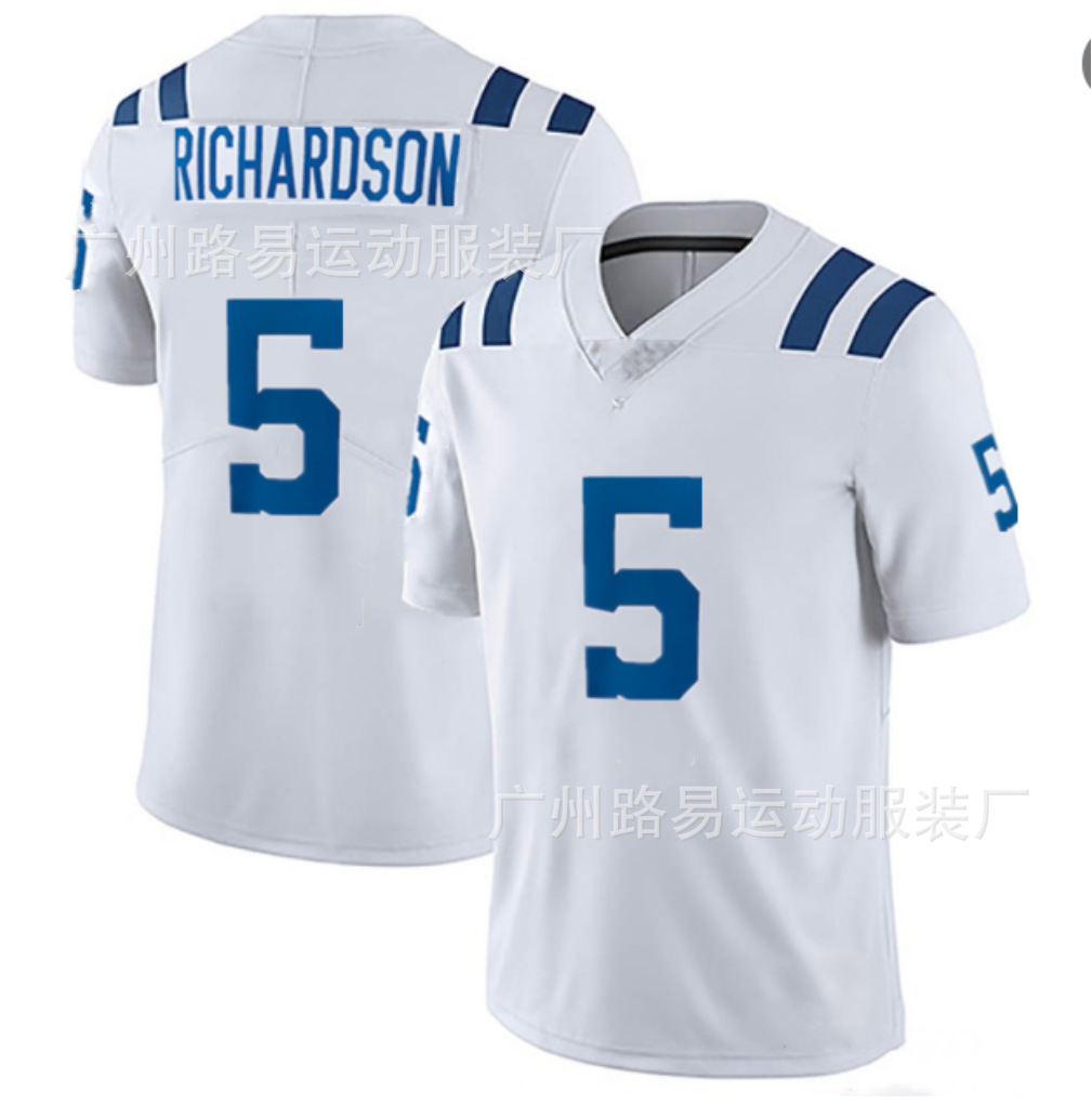 New foreign trade Jersey Rugby new show jersey embroidery ball uniform steel man Black Leopard Pony team uniform wholesale