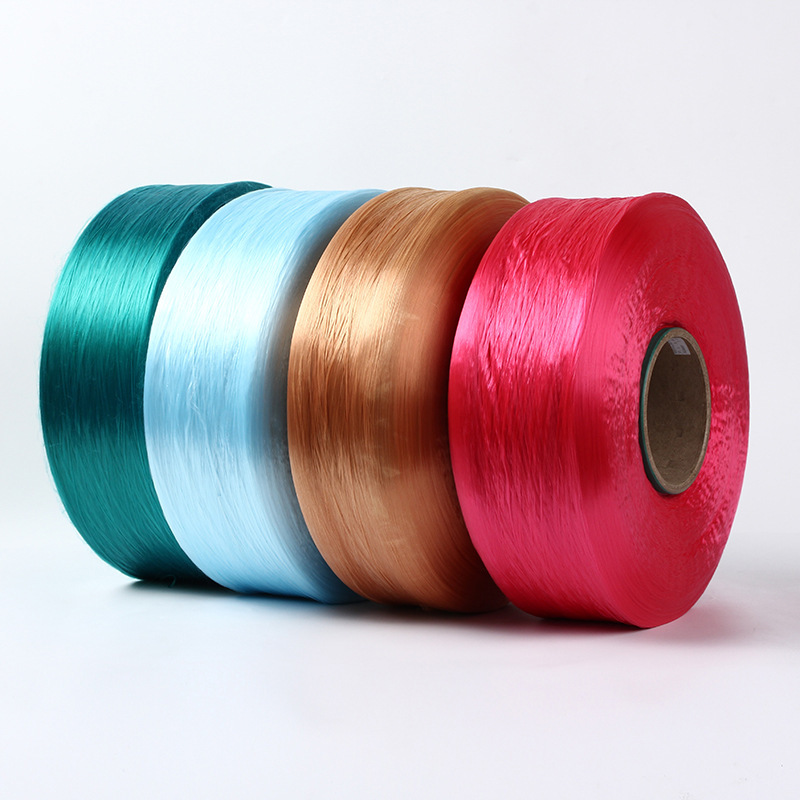 В наличии пряжа из полипропилена 850D900D, пряжа ПП, тяжелая сеть, поставка полипропиленового филамента для стропы