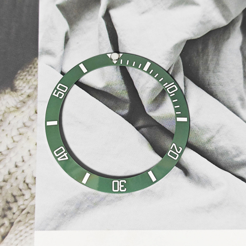 Water Ghost Bezel 40.35*32.35mm Ceramic Bezel Suitable for Rolex Daytona Series Scale Ring Wholesale