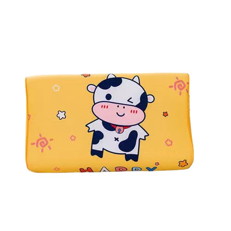 Source Factory Latex Pillow Natural Latex Pillow Core Infant Cartoon Pure Cotton Pillowcase Student Pillow Cartoon Shape