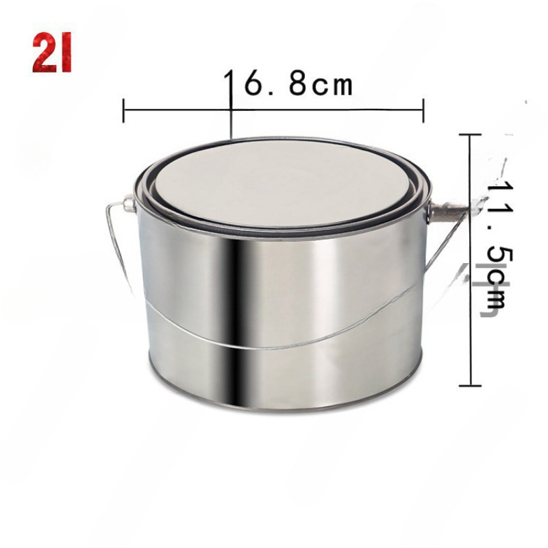 Asphalt Sampling Barrel, Sample Retention Iron Can, Satchel Paint Barrel, Iron Barrel with Lid, Repackaged Sealed Can, Iron Barrel, Round Barrel