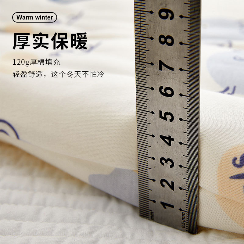 Thickened winter 120g cotton baby jumpsuit warm cotton winter baby ha clothes cotton clothes baby climbing clothes