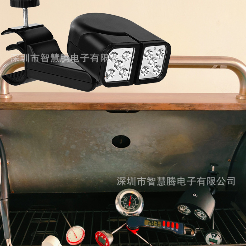 Уличная лампа для барбекю портативная ночная лампа для альпинизма с двойным 360° вращением для ночного барбекю