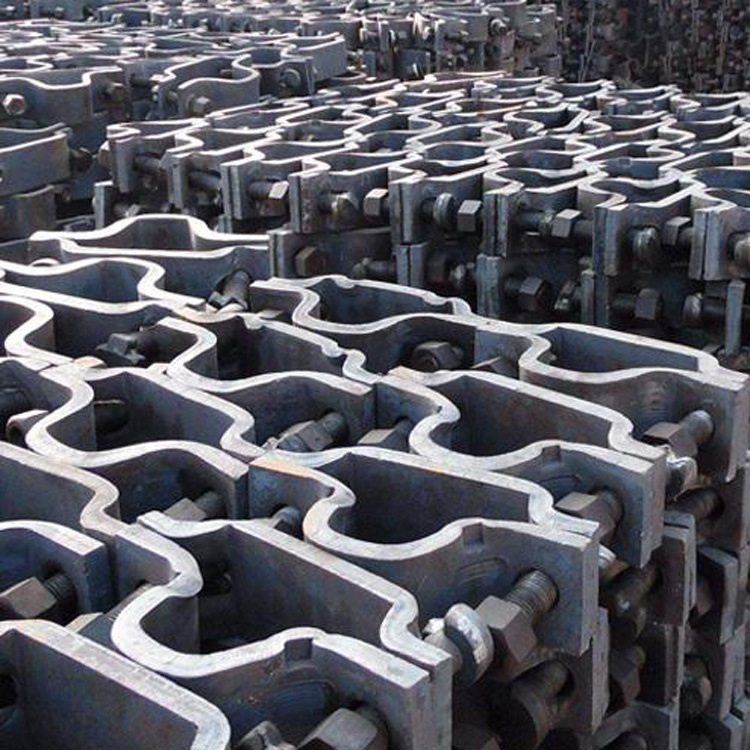 Поддержка для одинарных и двойных U-образных стальных промышленных и горных рельсовых аксессуаров, U-образный кабельный зажим