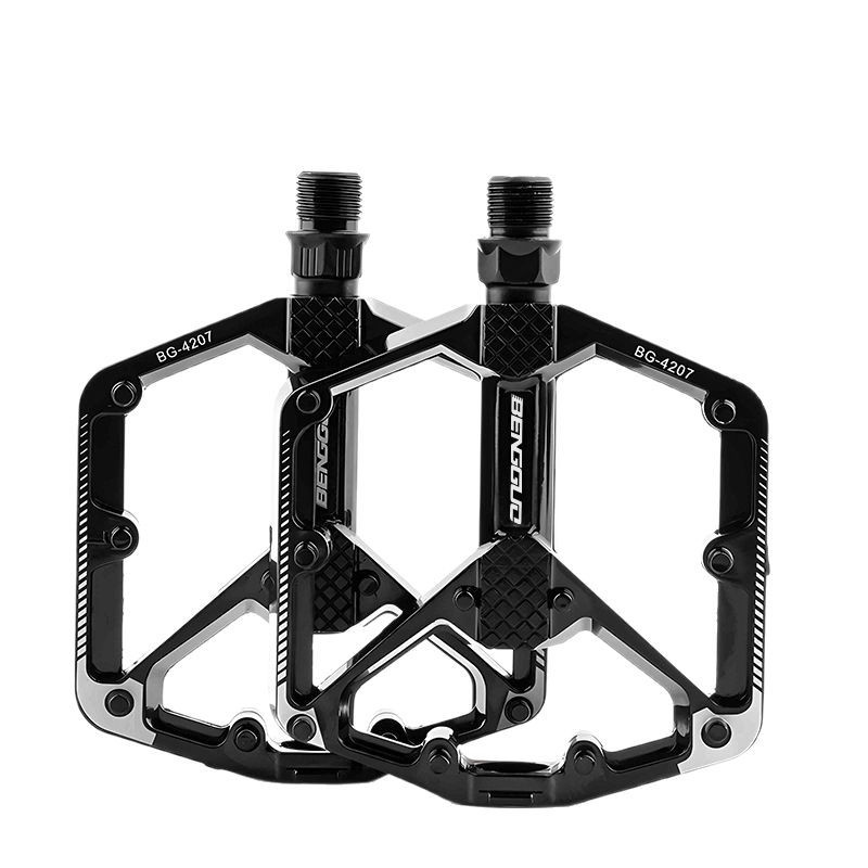 New Wholesale Bicycle Pedals Mountain Road Bike Aluminum Alloy Pedals Anti-Slip Quick Release Double Du Bearing Pedals