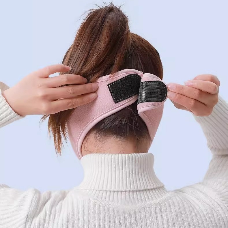 Winter Thickened Warm Fleece Outdoor Riding Mask Goggles Detachable Full Face Dust-proof Cold-proof Mask for Women