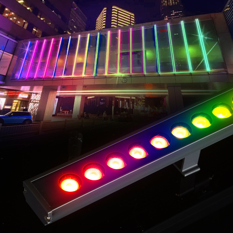 Factory Wholesale Led Wall Washer Single Color Exterior Wall Lighting Landscape 18W24W36W48W72W Park Bridge