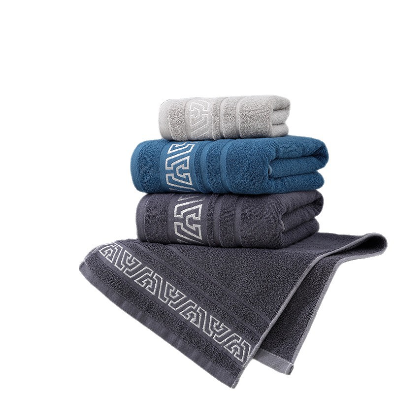 Manufacturer Wholesale Plain Cotton Towels, Fine Cotton Rings, Comfortable Feel, Soft and Absorbent, Household Bath Cotton Towels and Bath Towels