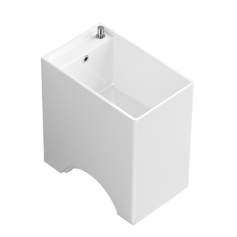 Narrow and Long Integrated Mop Sink for Home Use, Suitable for Balcony, Floor Mop Basin, Bathroom Mop Sink, Mop Sink Trough