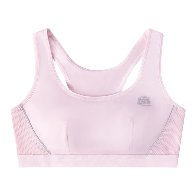 Customized Developmental Girls' Sports Bra for Junior and High School Students Running Fast-Drying Breathable Thin Section Girls' Beautiful Back Fixation