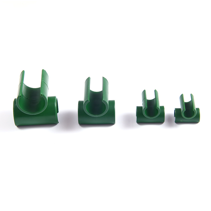 Spot wholesale plastic steel pipe fittings cross buckle plastic connectors fixed buckle cross buckle gardening accessories