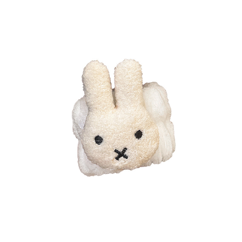 Cartoon Plush Little White Rabbit Hand Accessory for Washing and Shampooing, Absorbent Wrist Strap, Super Cute and Essential for Face Washing