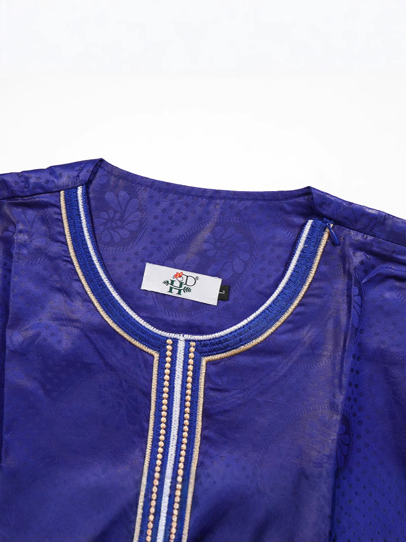 Cross-border foreign trade Europe and the United States Amazon lovers plus size men's new jacquard cloth full craft fragrant three-piece suit