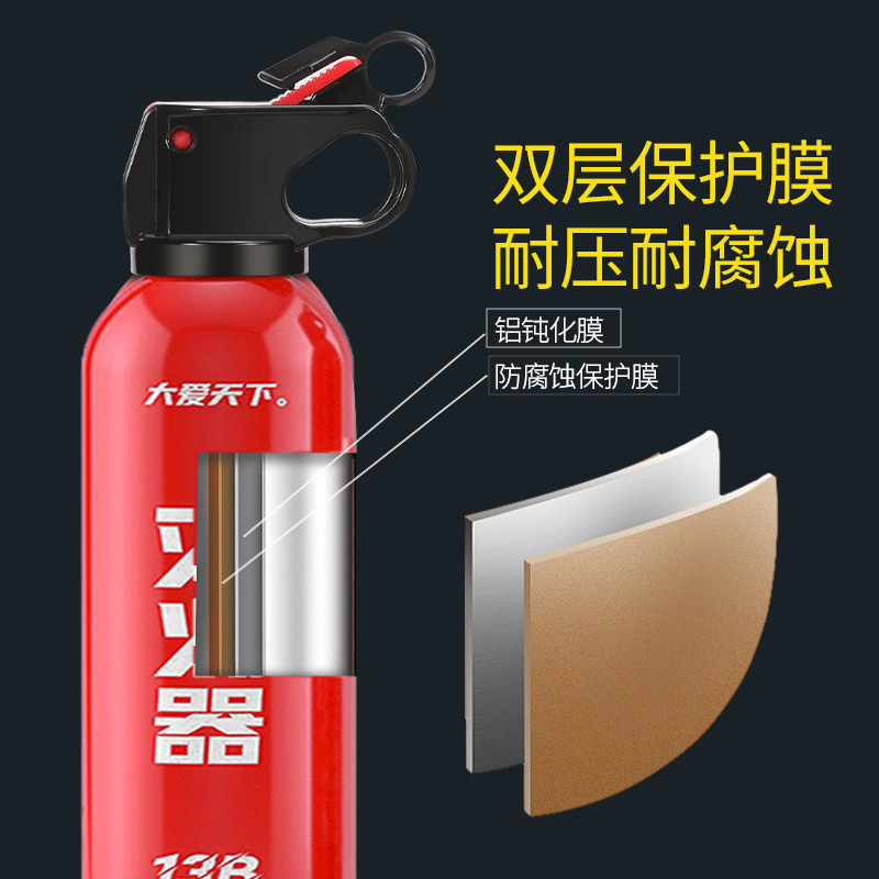 Vehicle-mounted high-performance water-based fire extinguisher annual inspection must pass small portable certification can extinguish electric car supplies in stock