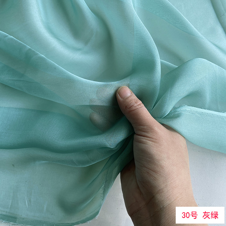 Wide 6 Mm Silk Chiffon Fabric Thin Mulberry Silk Tulle Silk Scarf DIY Summer dress Dress Fabric
