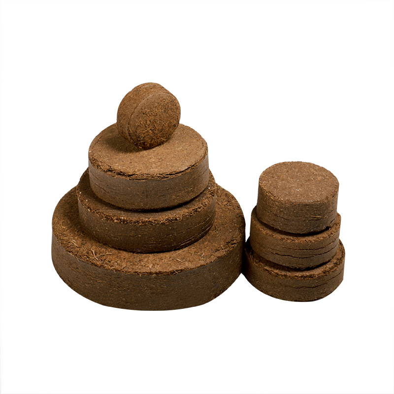 Planting vegetables and meat coconut husk nutrition soil nutrition block compression pure coconut husk medium vegetable planting pure import a generation of hair