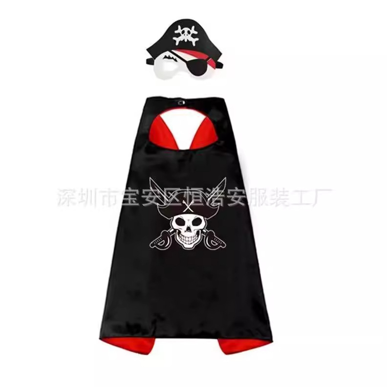 Детский пиратский костюм, аниме маска, костюм Хэллоуина, детская косплей на праздник